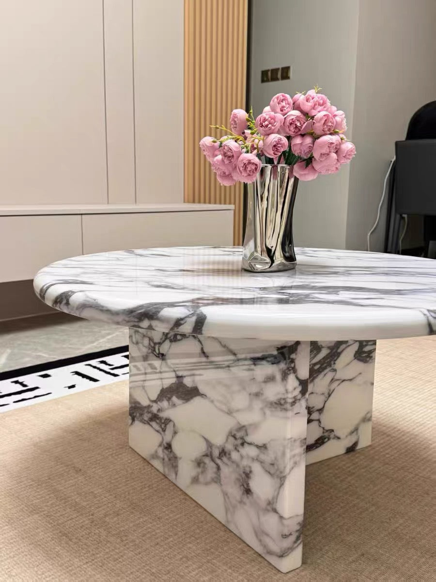 Aurora Vein Marble Coffee Table