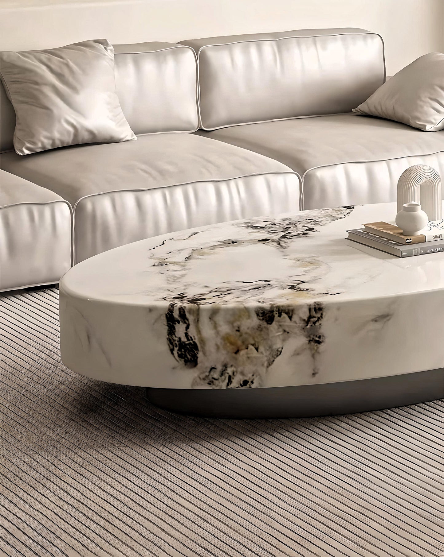 Aurora Luxe Marble Coffee Table