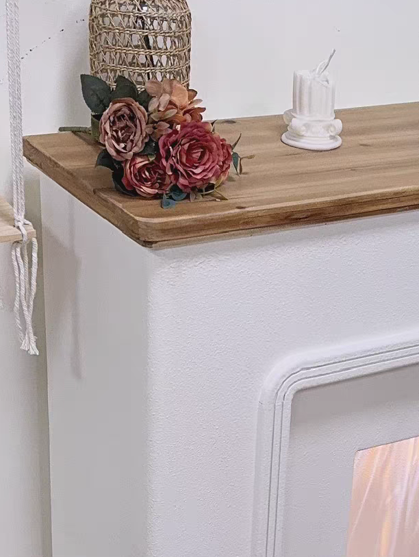 Aurora Faux Fireplace Mantel