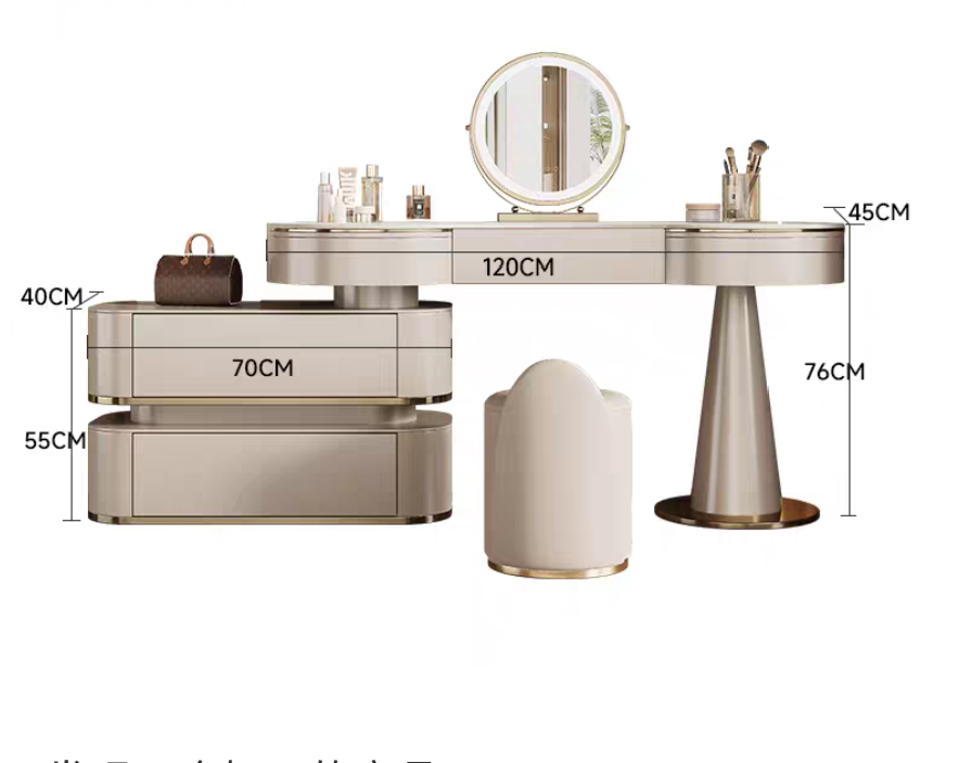 The Luxe Elegance Vanity Set