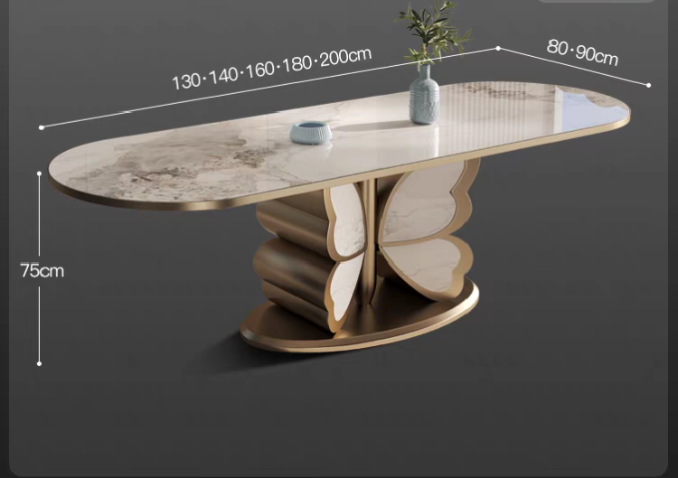 Marbella Luxe Butterfly Dining Table