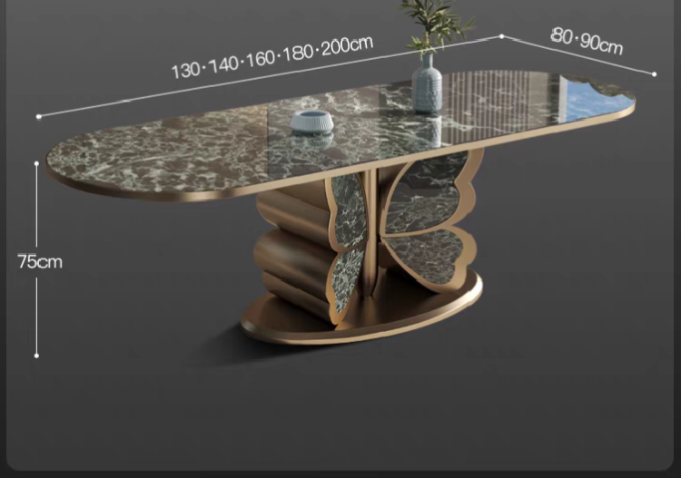 Marbella Luxe Butterfly Dining Table