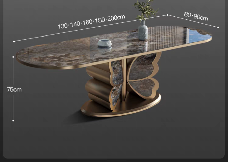Marbella Luxe Butterfly Dining Table