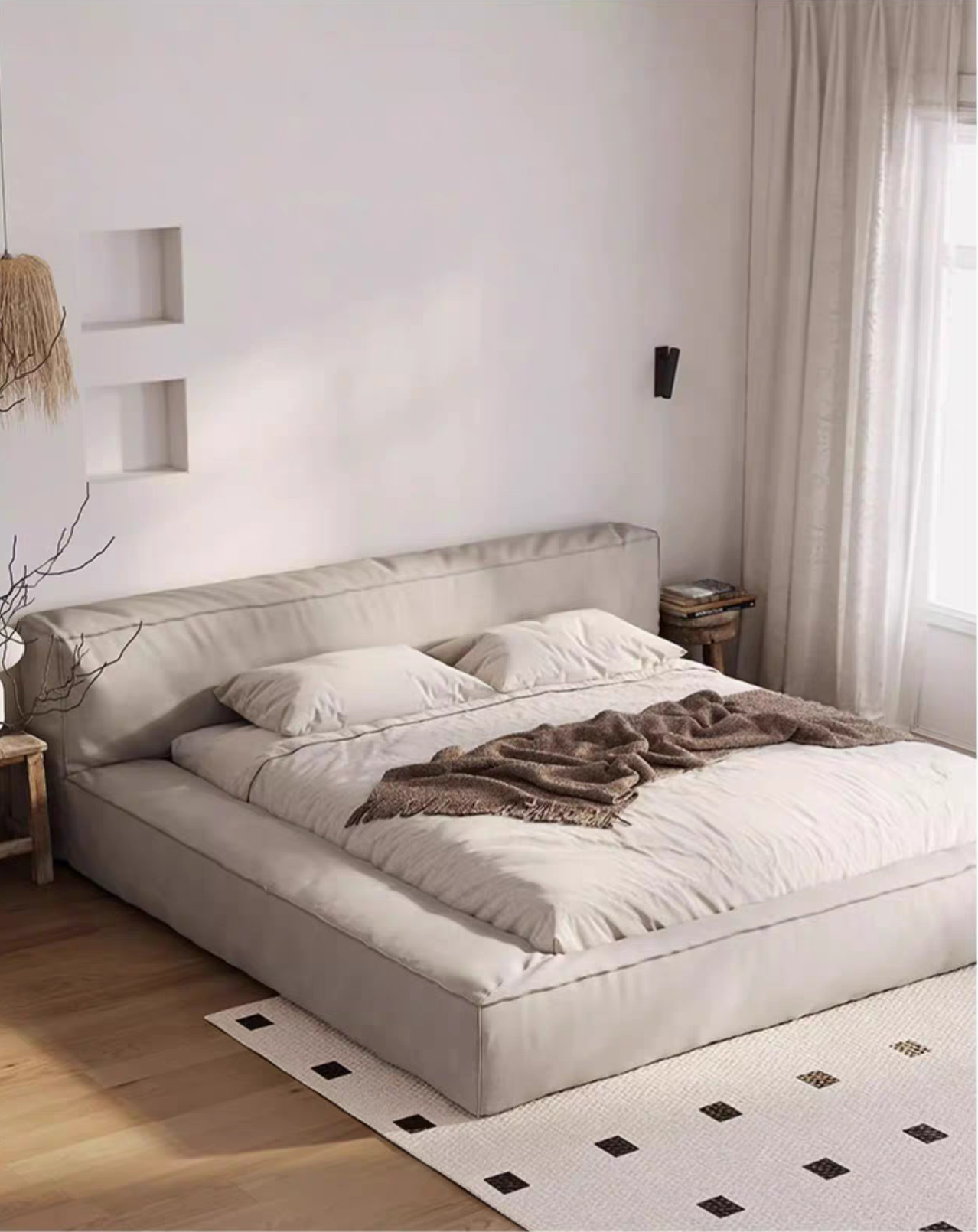 CloudNest Minimalist Bed Frame