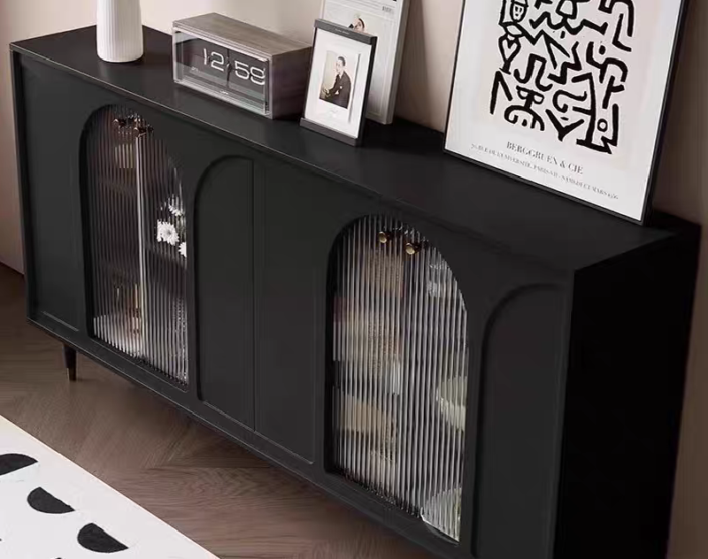 NoirVista Arched Display Sideboard