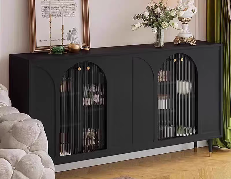 NoirVista Arched Display Sideboard