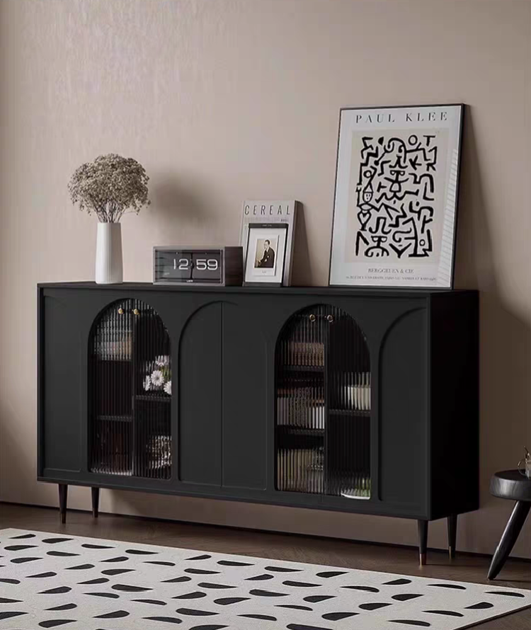 NoirVista Arched Display Sideboard
