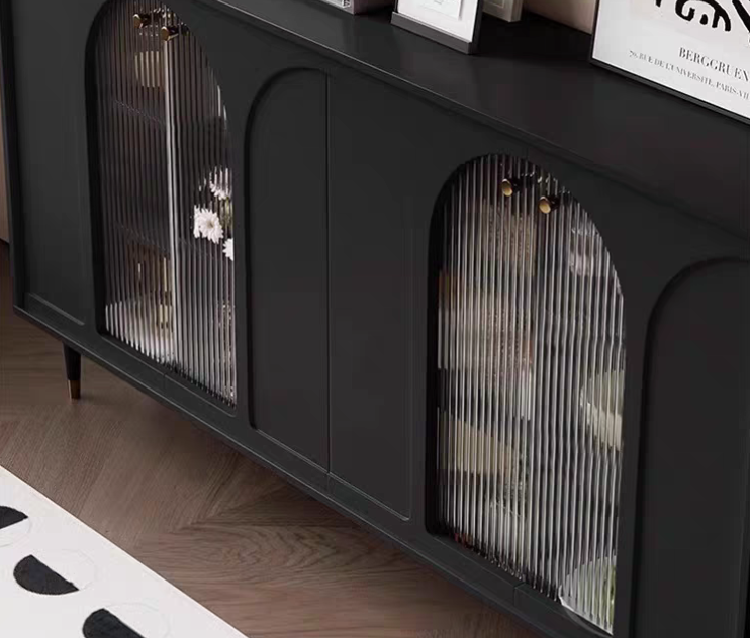 NoirVista Arched Display Sideboard