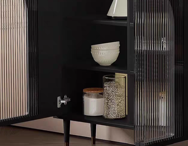 NoirVista Arched Display Sideboard