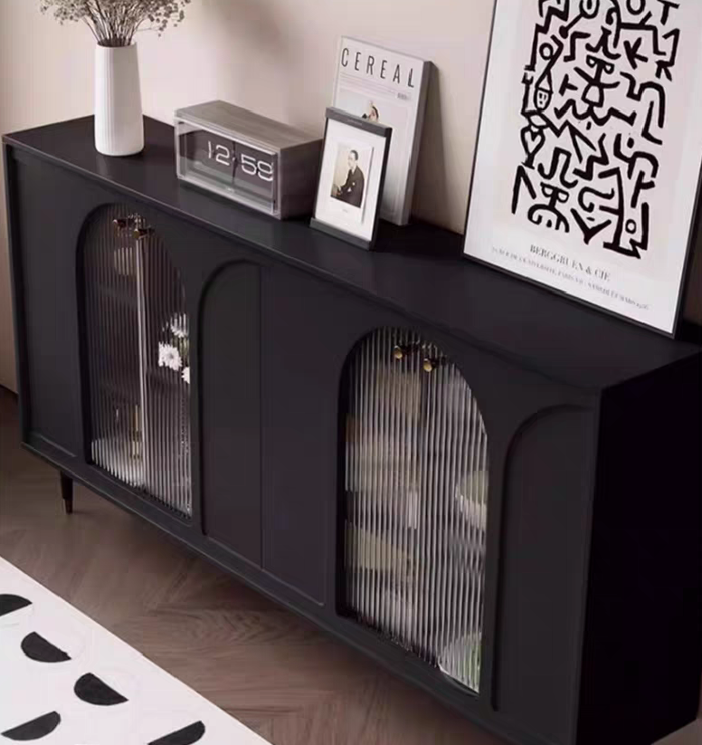 NoirVista Arched Display Sideboard
