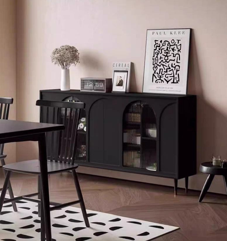 NoirVista Arched Display Sideboard