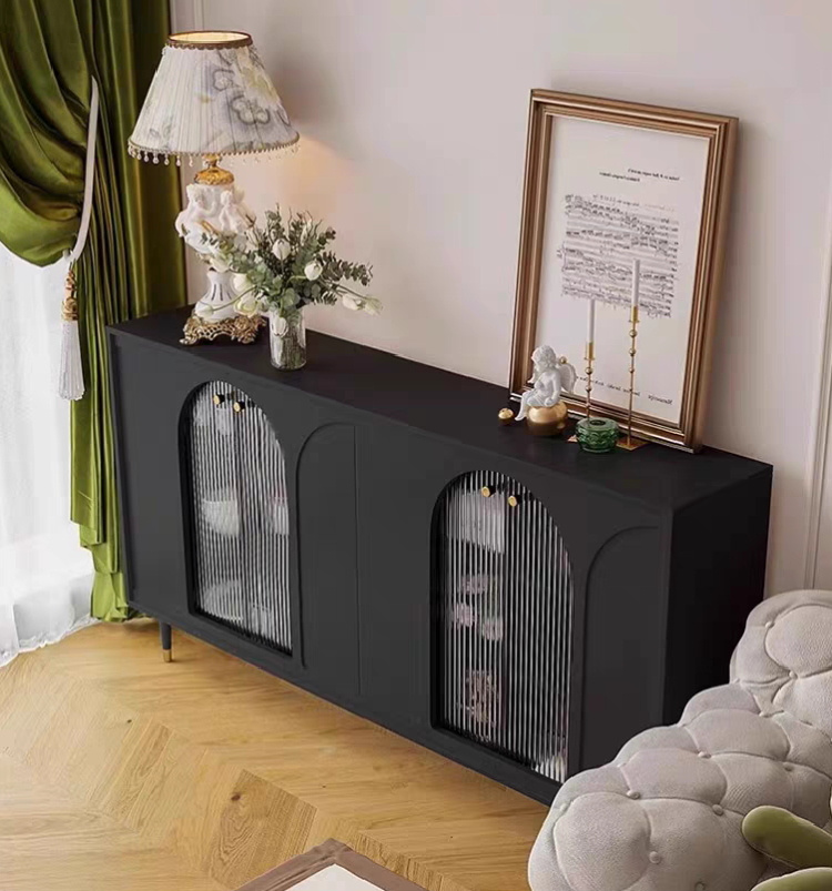 NoirVista Arched Display Sideboard