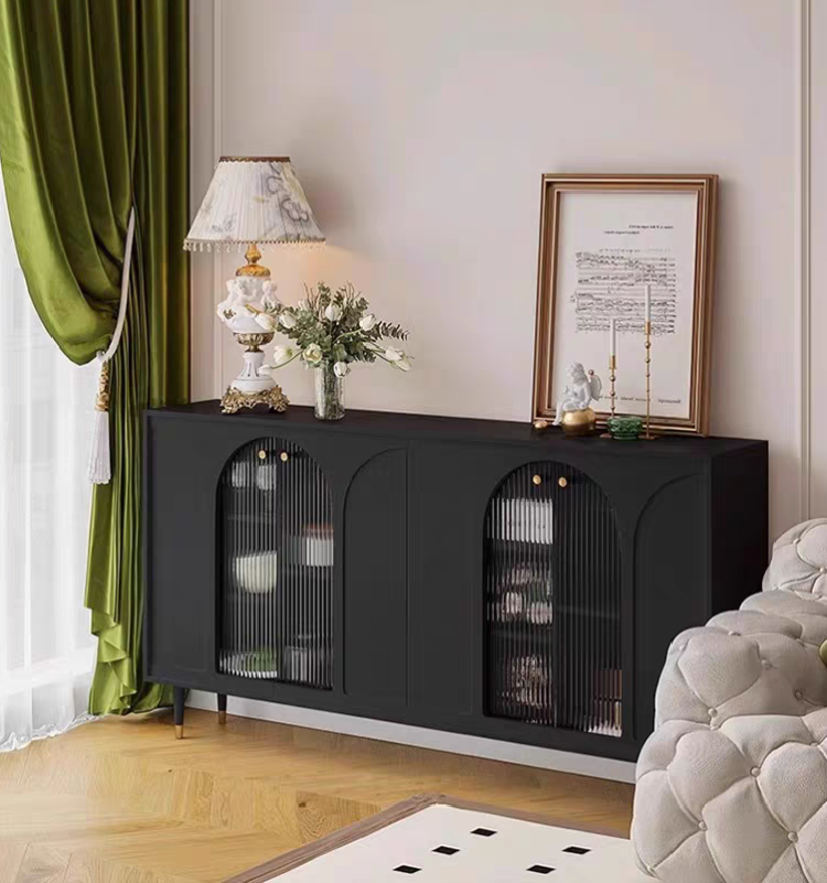 NoirVista Arched Display Sideboard