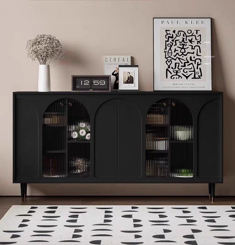 NoirVista Arched Display Sideboard