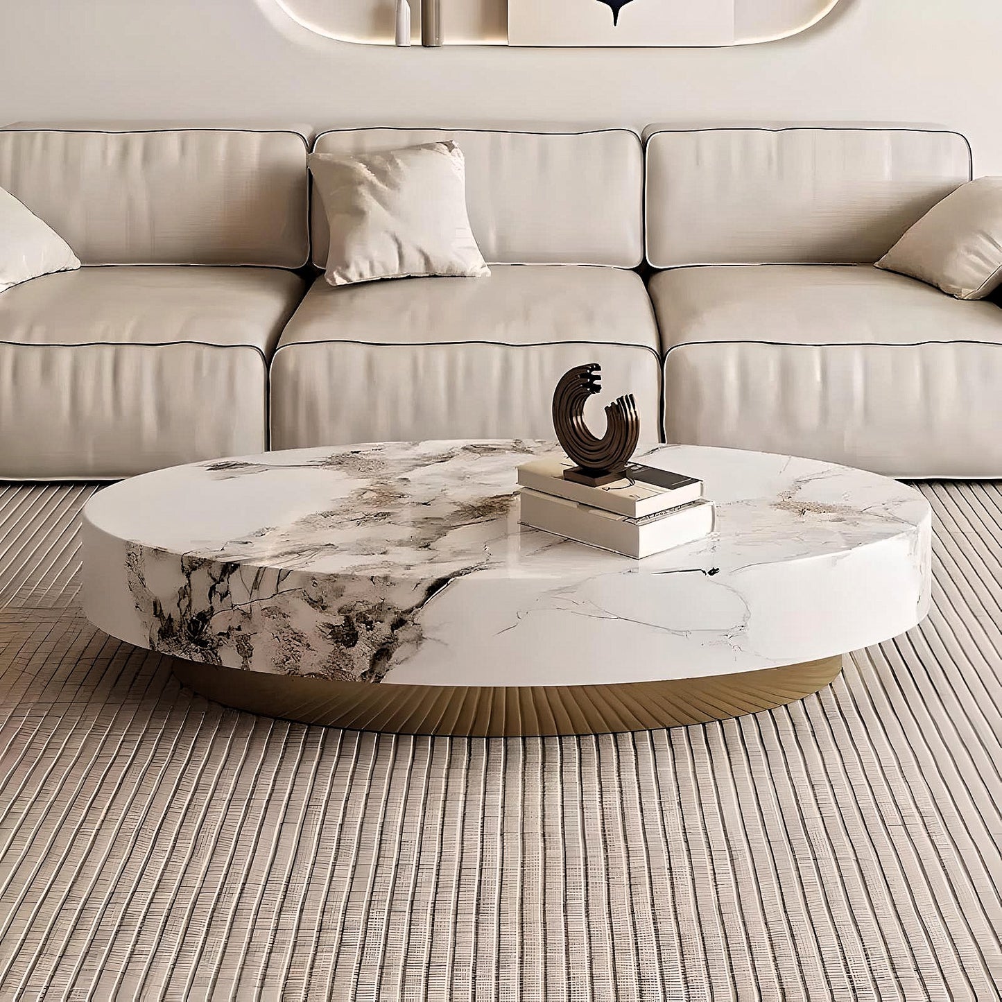 Aurora Luxe Marble Coffee Table