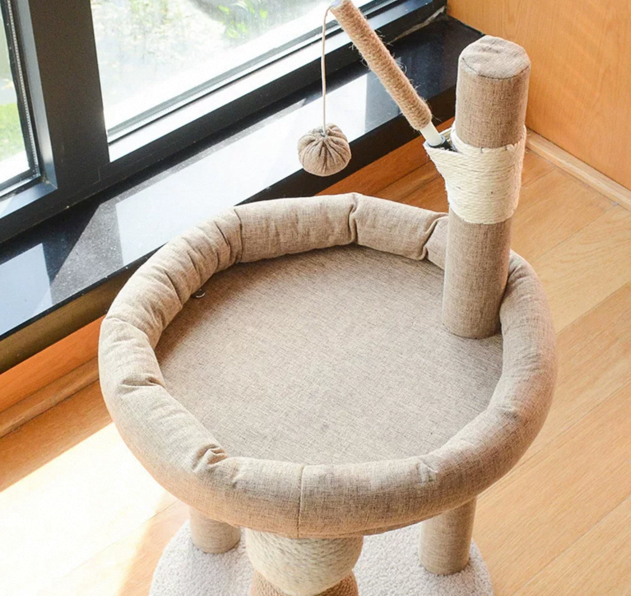Modern Cat Tree Tower – Sleep, Play & Scratch in Style!