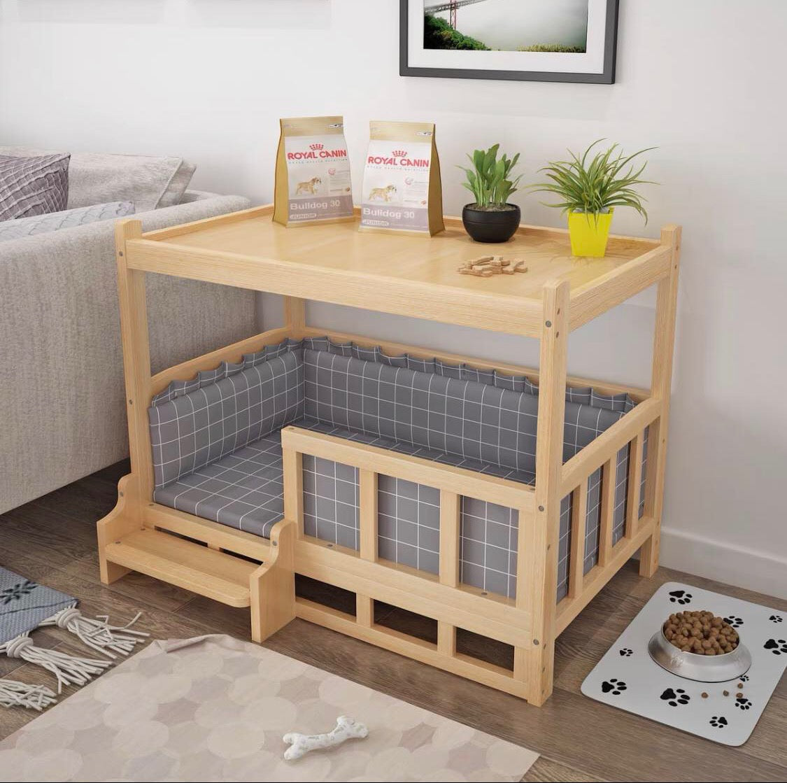 Naptime Nook – Dual-Purpose Pet Bed Side Table