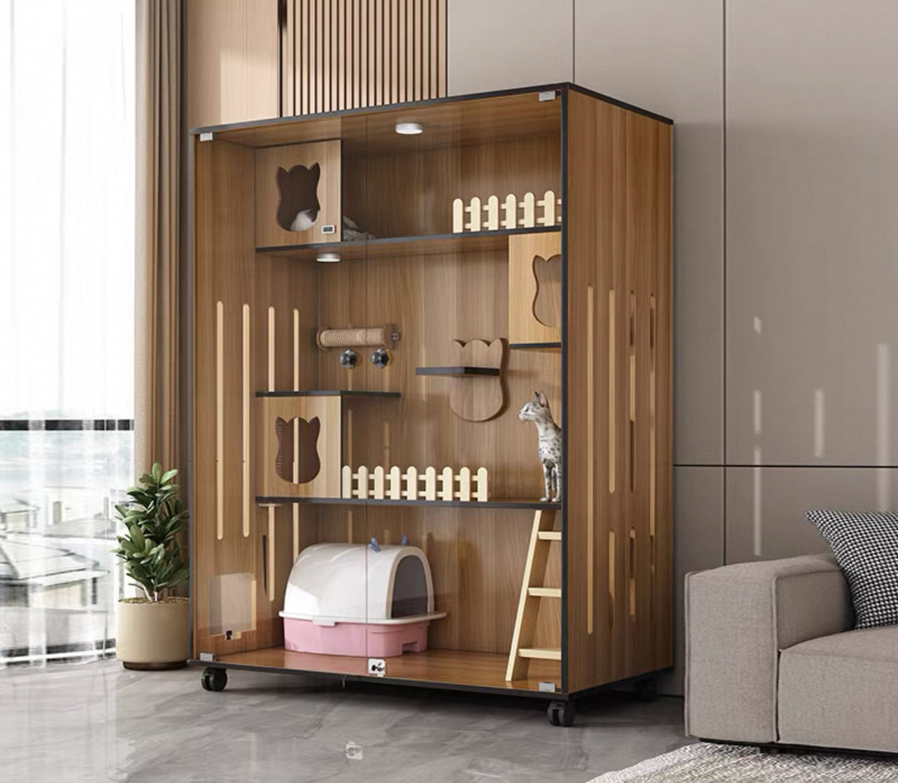 PurrNook Multi-Function Cat Cabinet