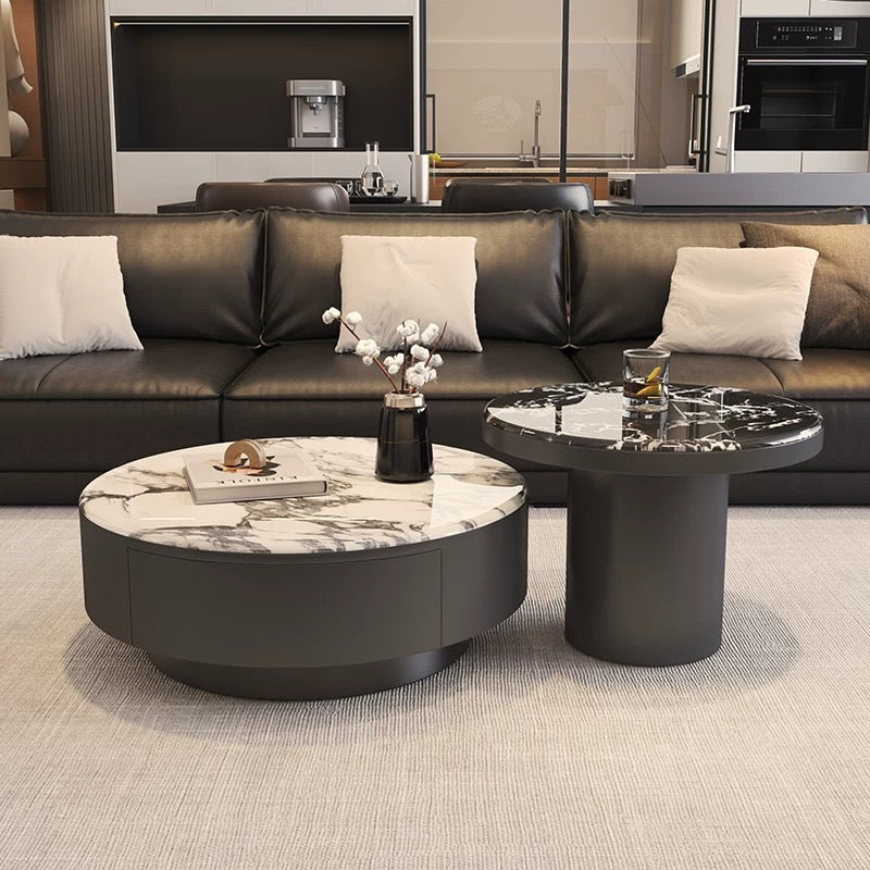 LuxeStone Duo Coffee Table