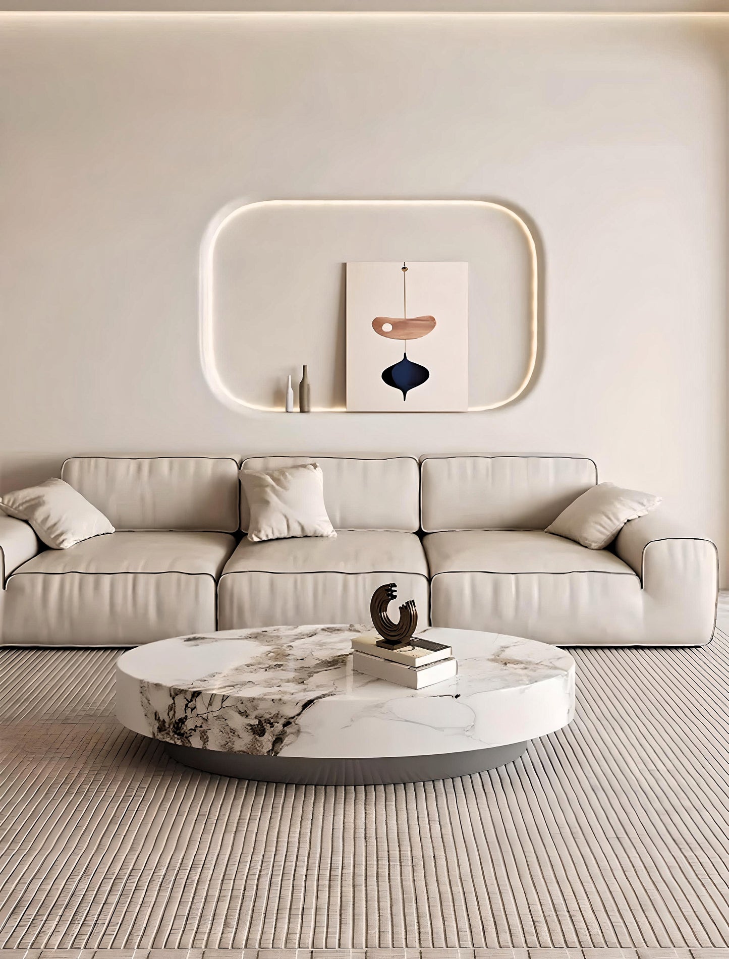 Aurora Luxe Marble Coffee Table