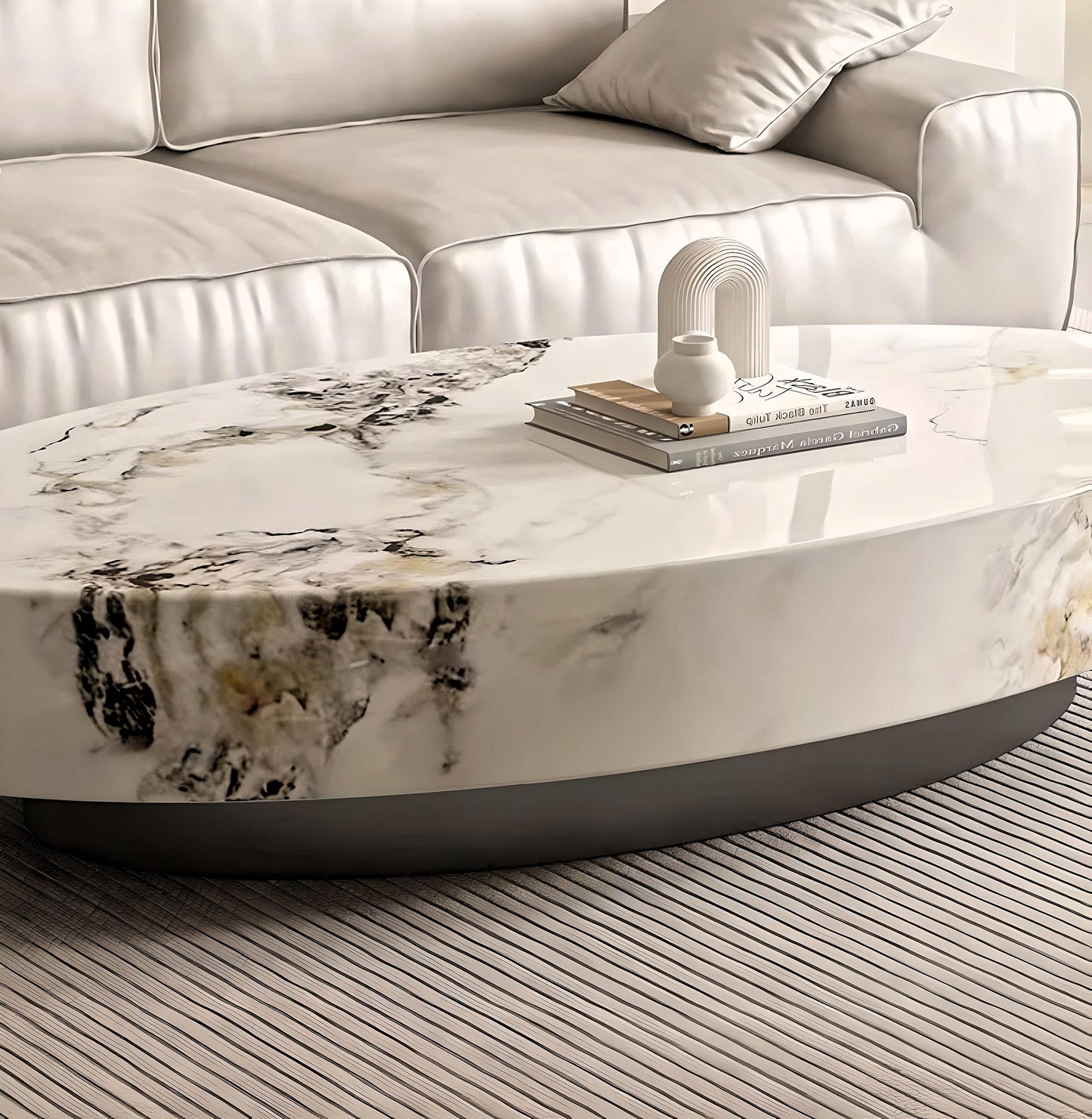 Aurora Luxe Marble Coffee Table