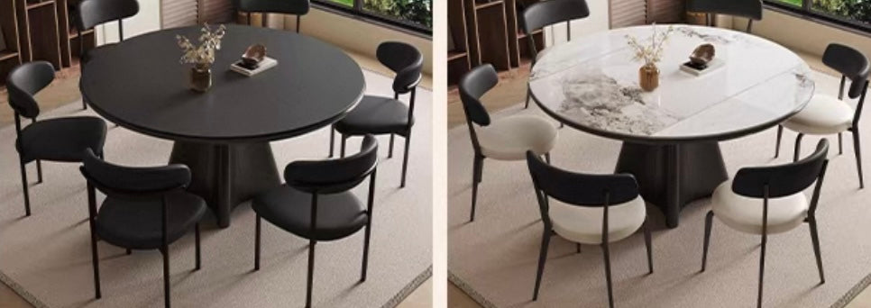 VersaLuxe Extendable Stone Dining Table
