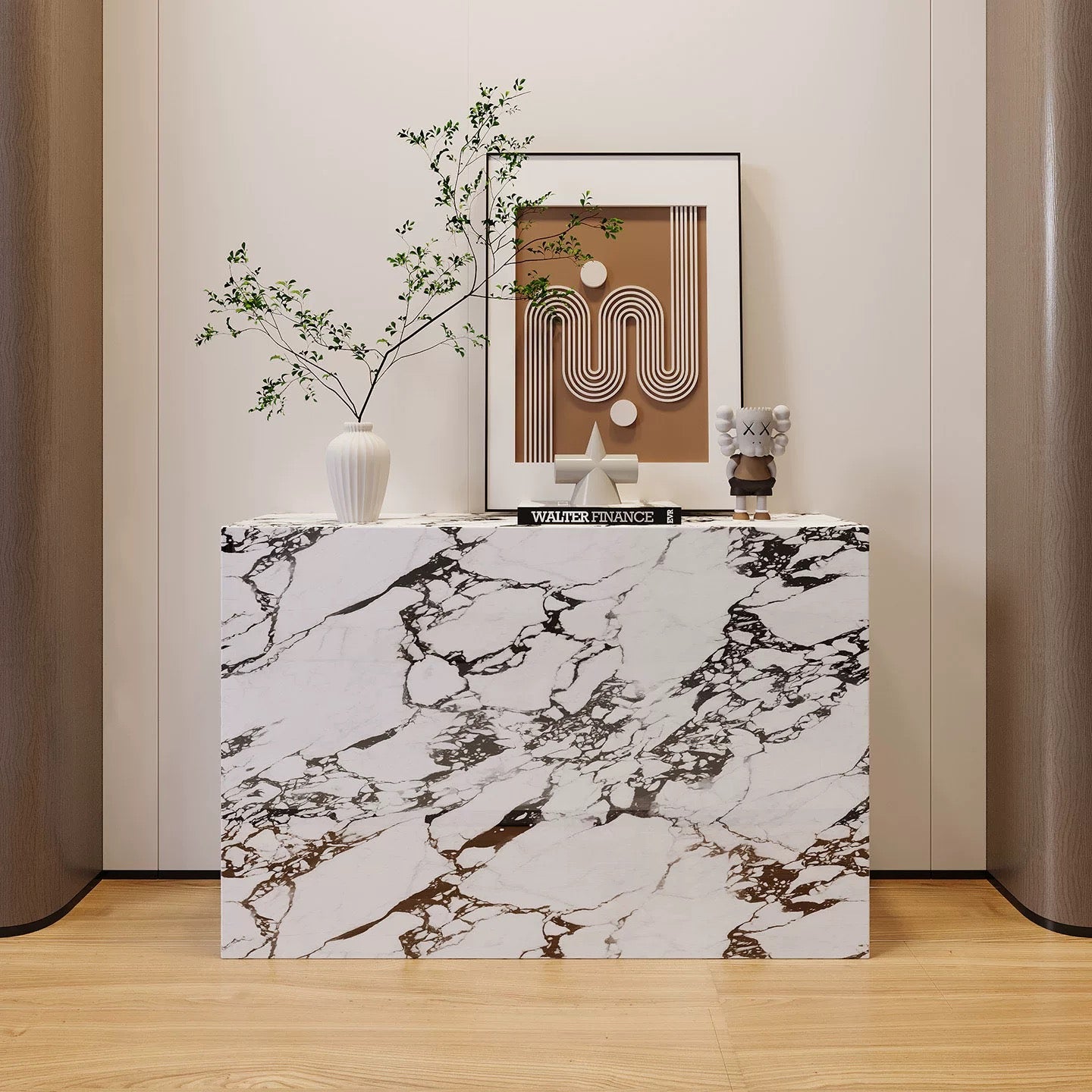 LuxeStone Entryway Console