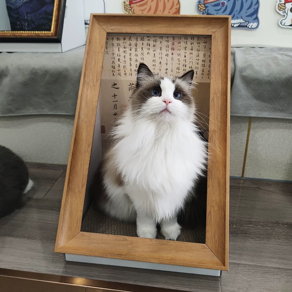 Pawtrait Gallery – Framed Cat Hideaway Art Series