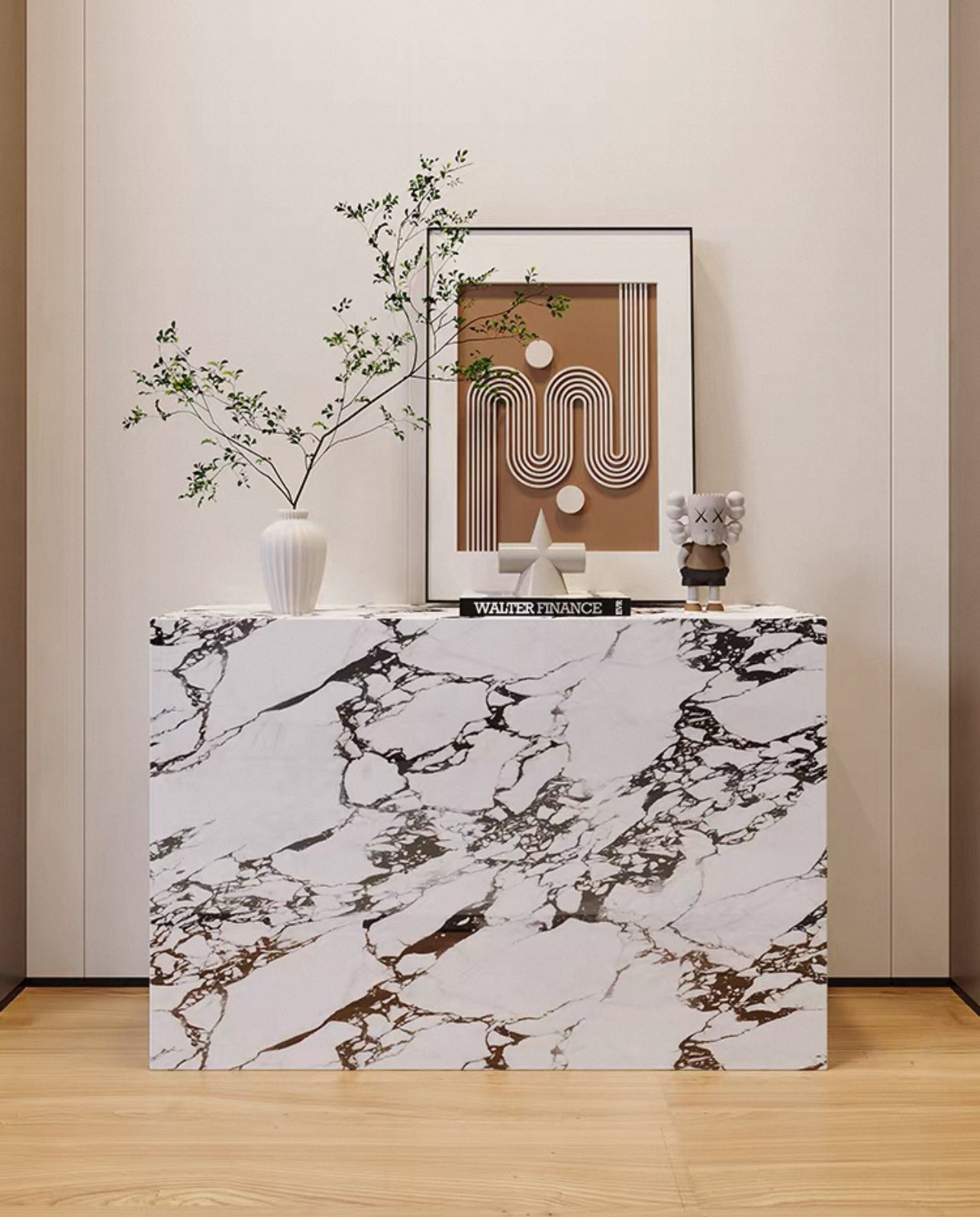 LuxeStone Entryway Console