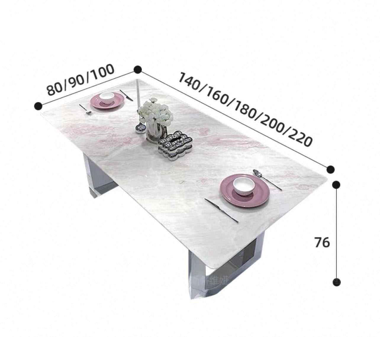 Aurora Luxe Marble Dining Table – Modern Luxury Dining Table