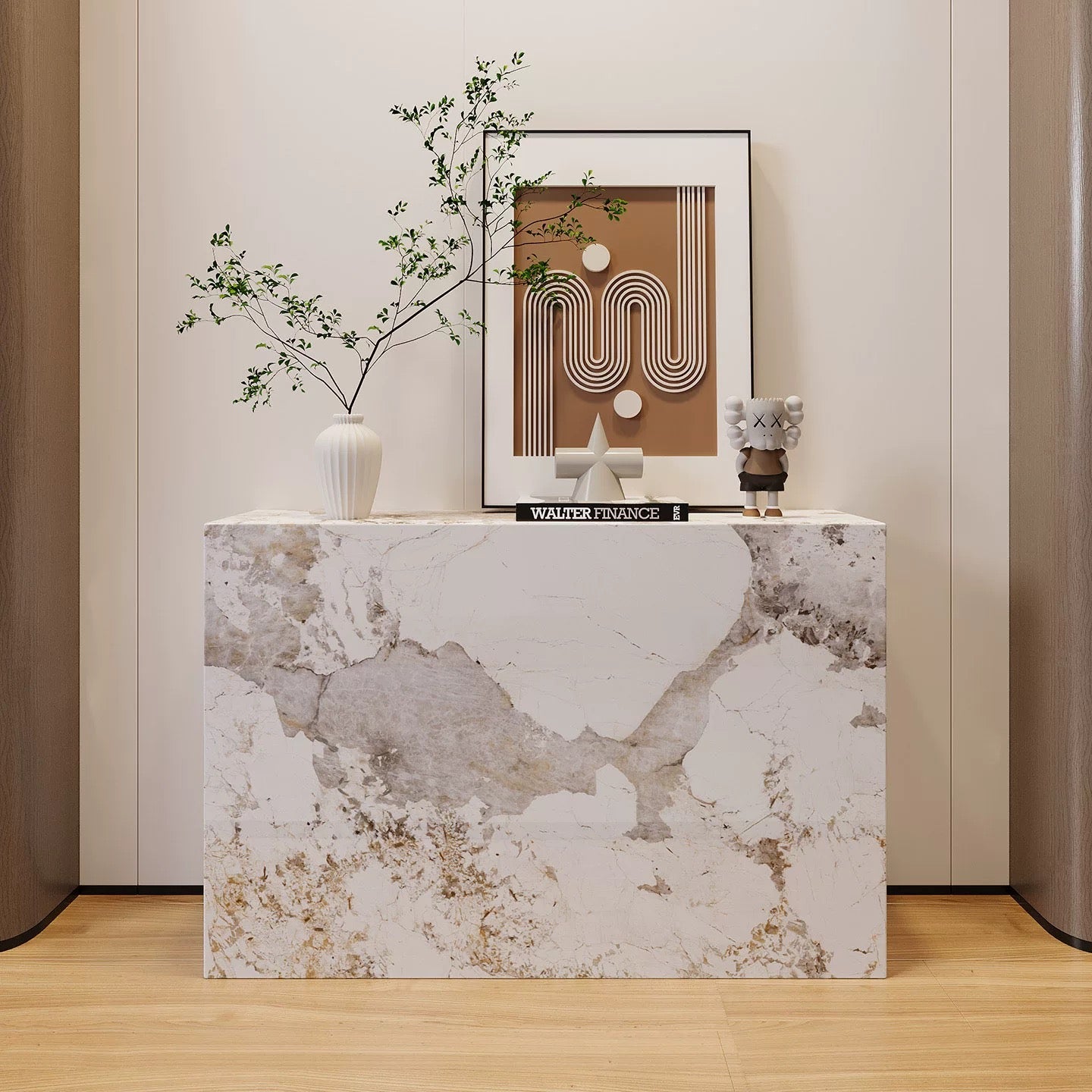 LuxeStone Entryway Console