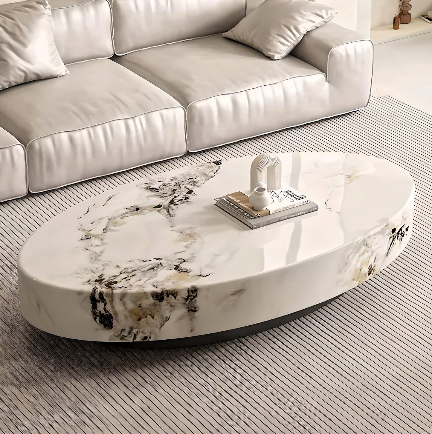 Aurora Luxe Marble Coffee Table