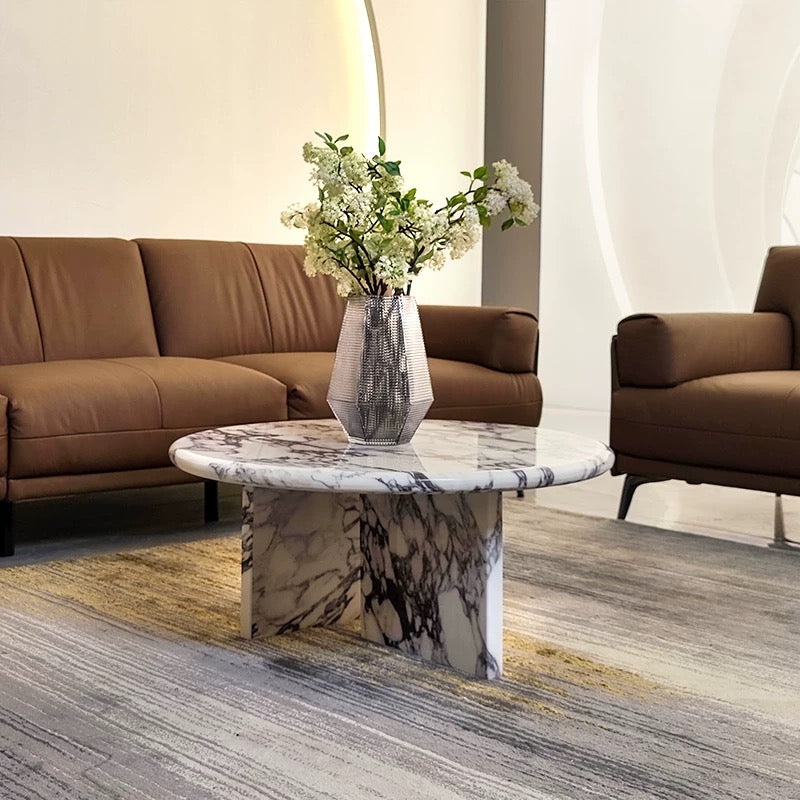 Aurora Vein Marble Coffee Table