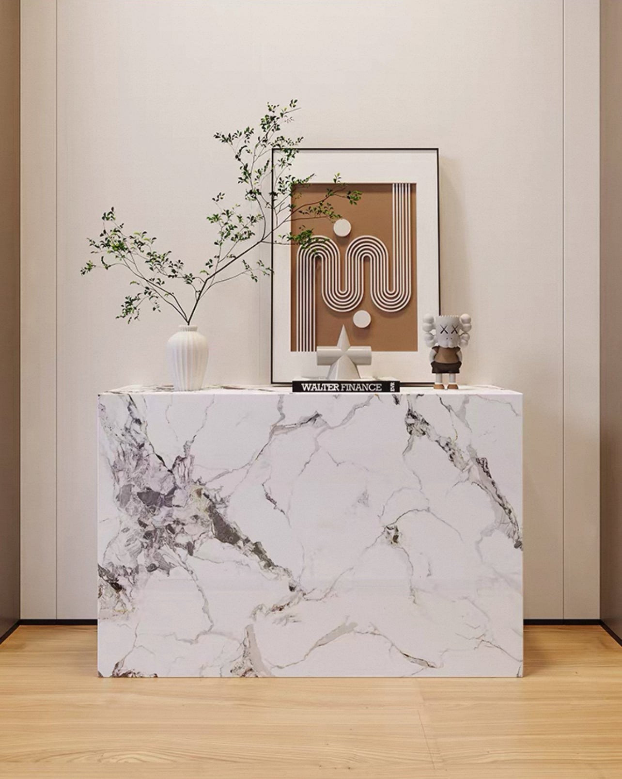 LuxeStone Entryway Console