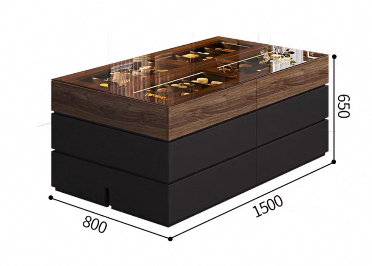 LuxeView Showcase Drawer Cabinet