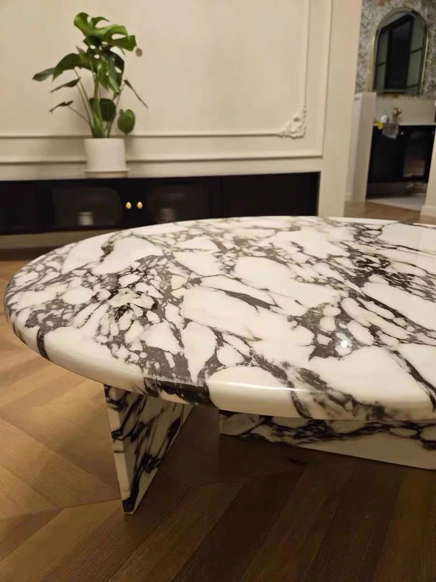 Aurora Vein Marble Coffee Table