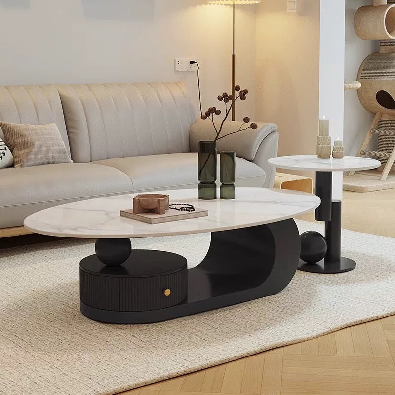 Ellipse Elegance Coffee Table Set