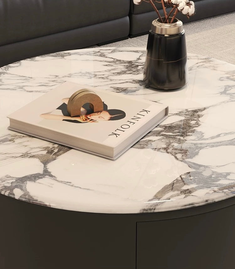LuxeStone Duo Coffee Table