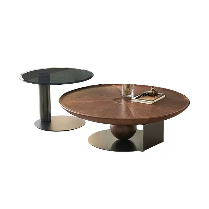 Solar Orbit Modern Coffee & Side Table Set