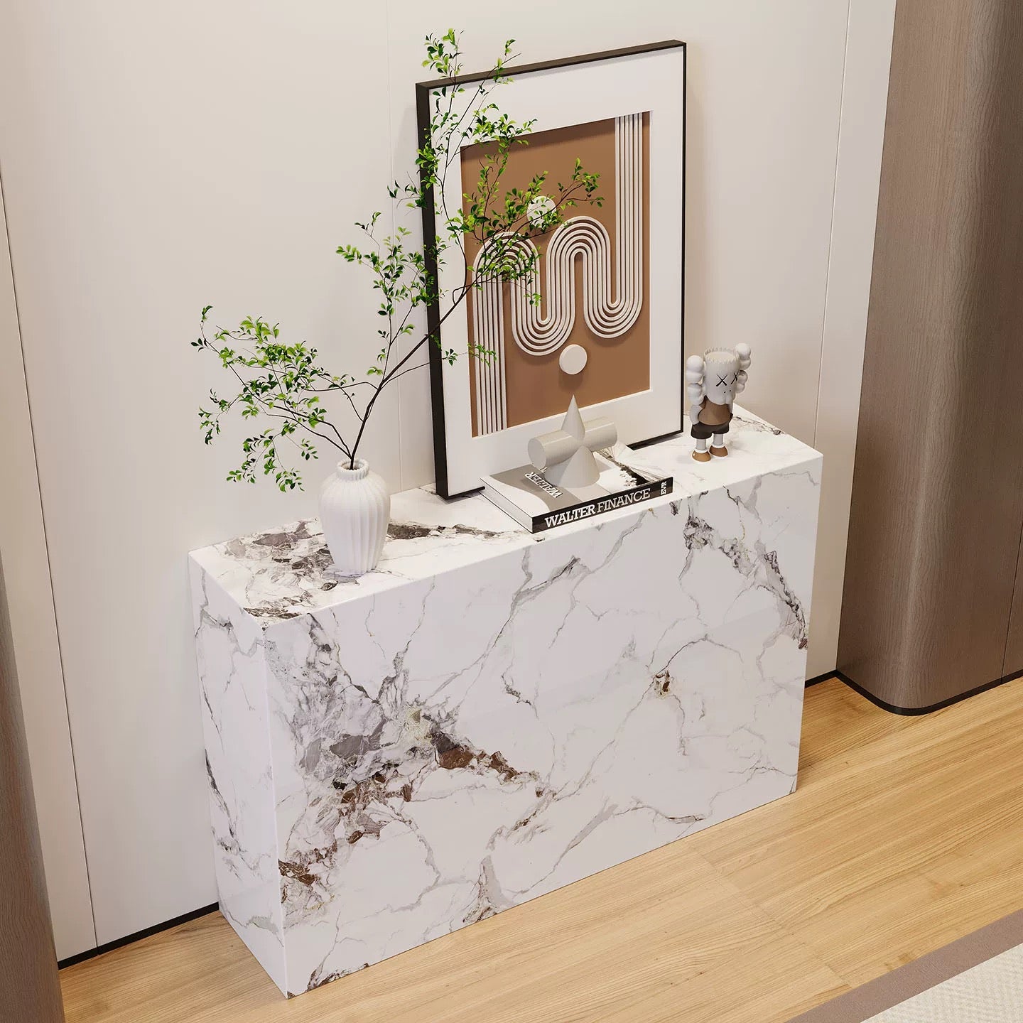 LuxeStone Entryway Console