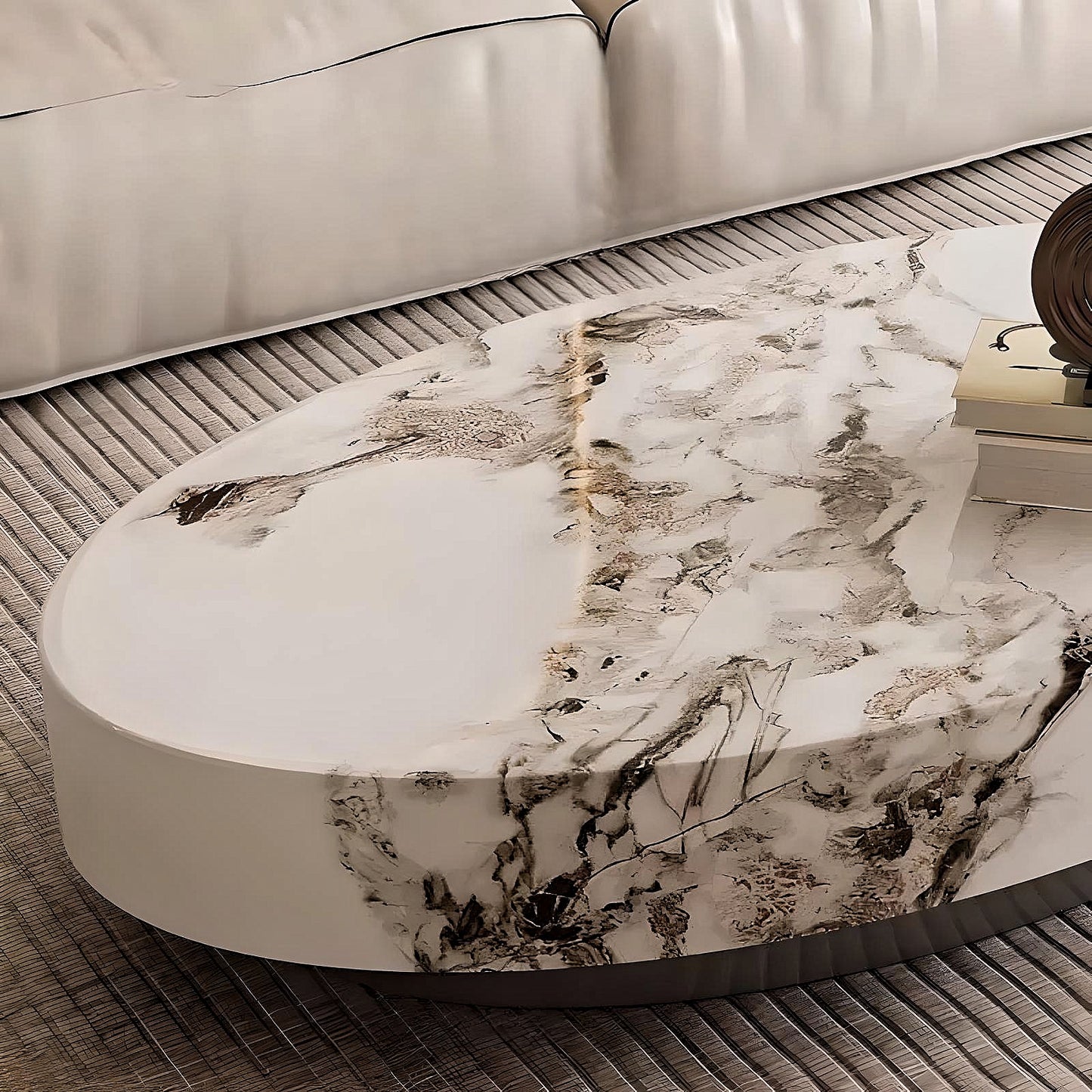 Aurora Luxe Marble Coffee Table