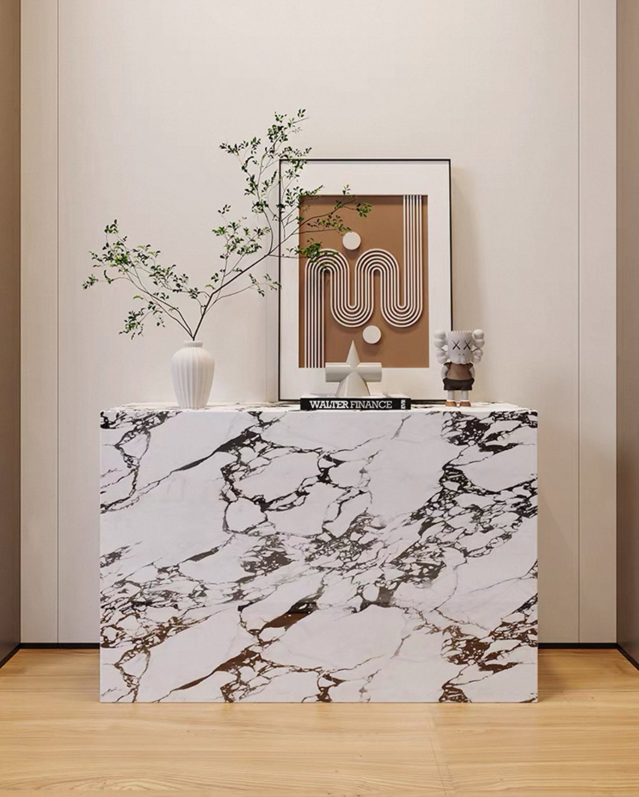 LuxeStone Entryway Console