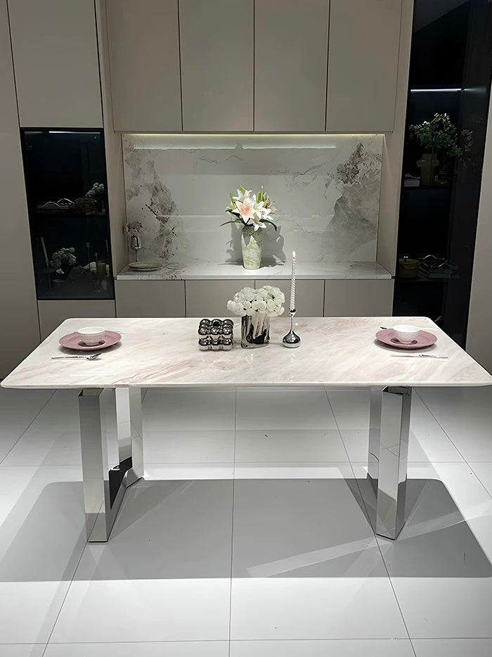 Aurora Luxe Marble Dining Table – Modern Luxury Dining Table