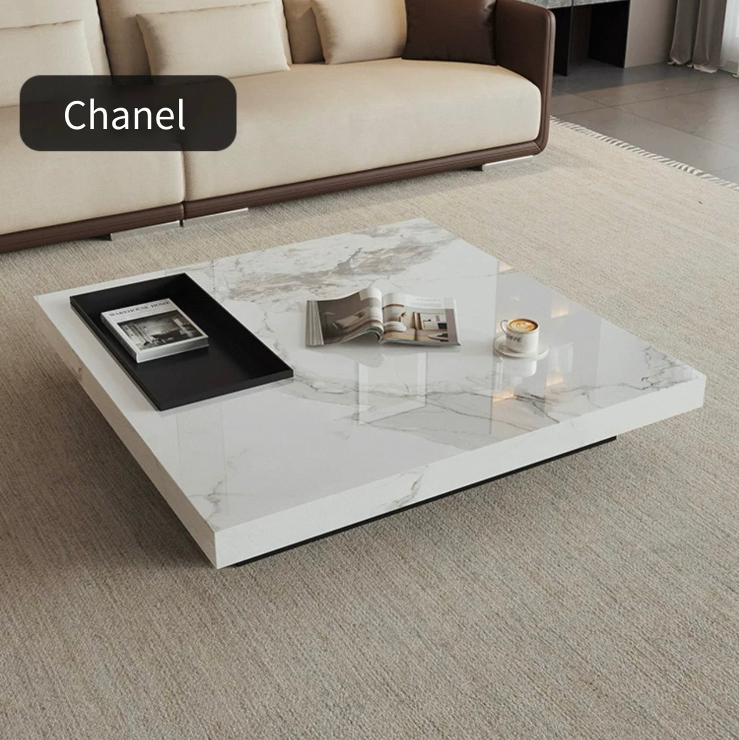 Modern Luxe Square Coffee Table