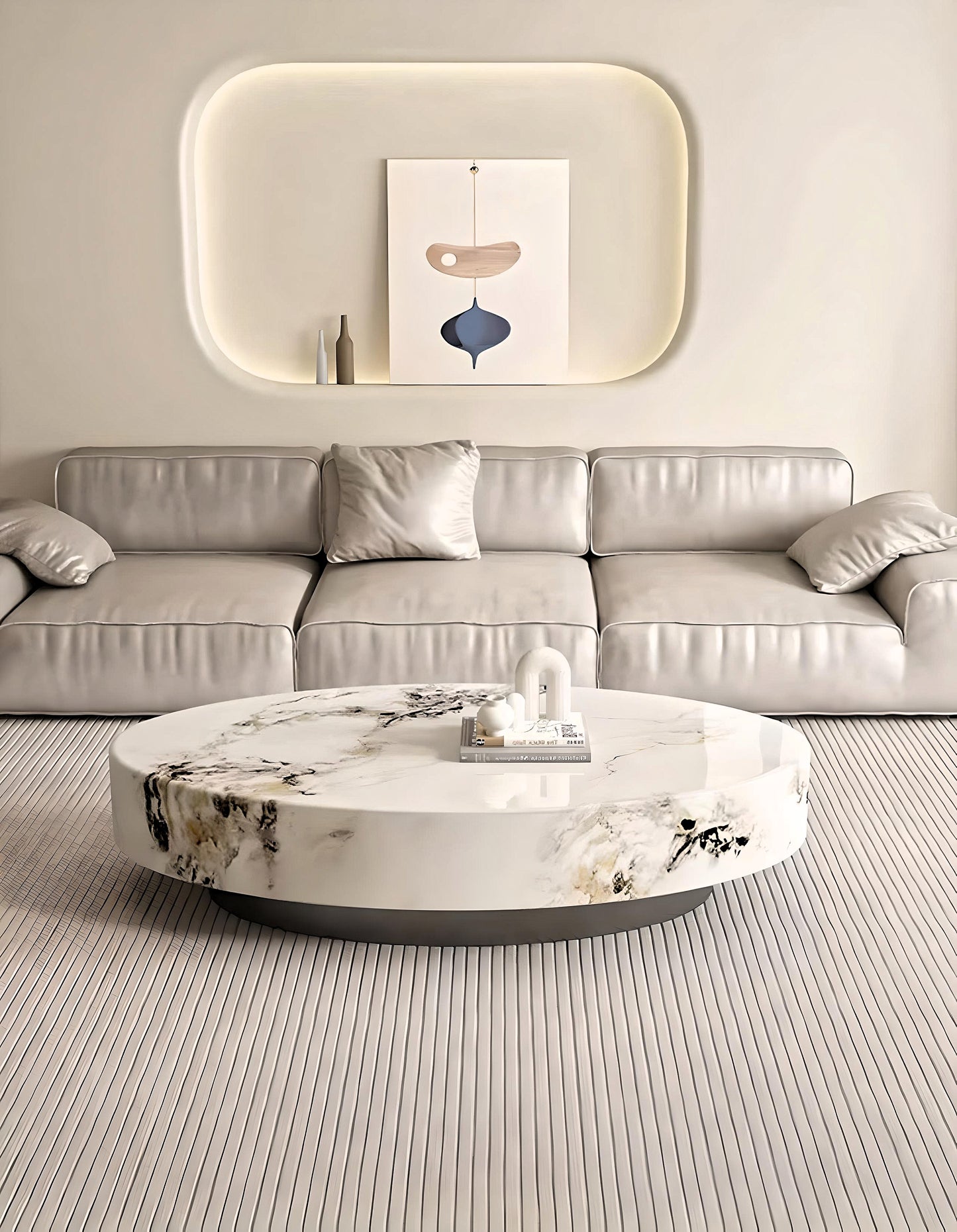 Aurora Luxe Marble Coffee Table