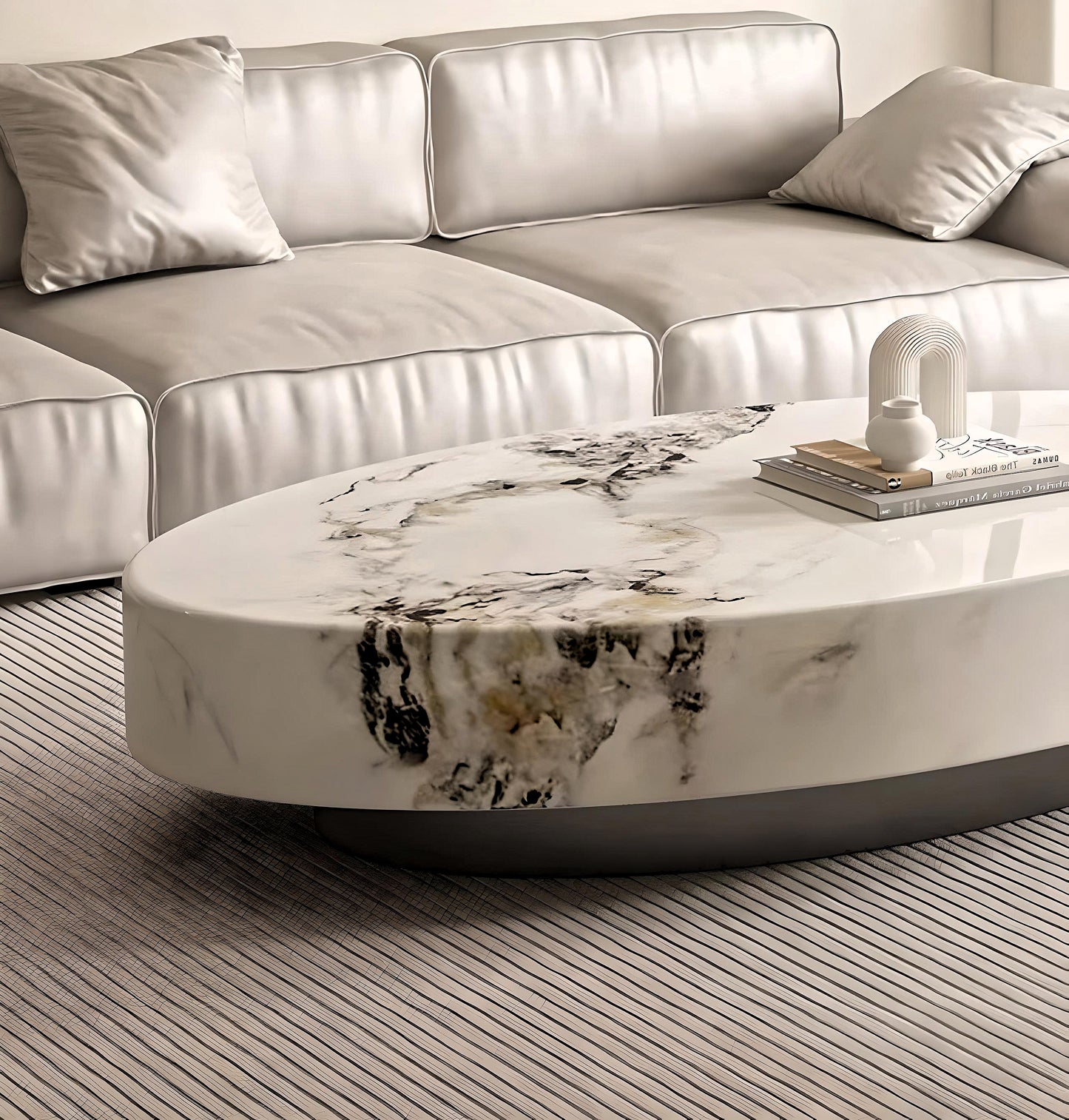 Aurora Luxe Marble Coffee Table