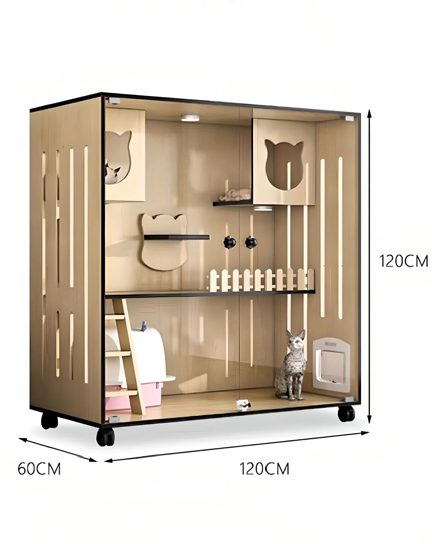 PurrNook Multi-Function Cat Cabinet