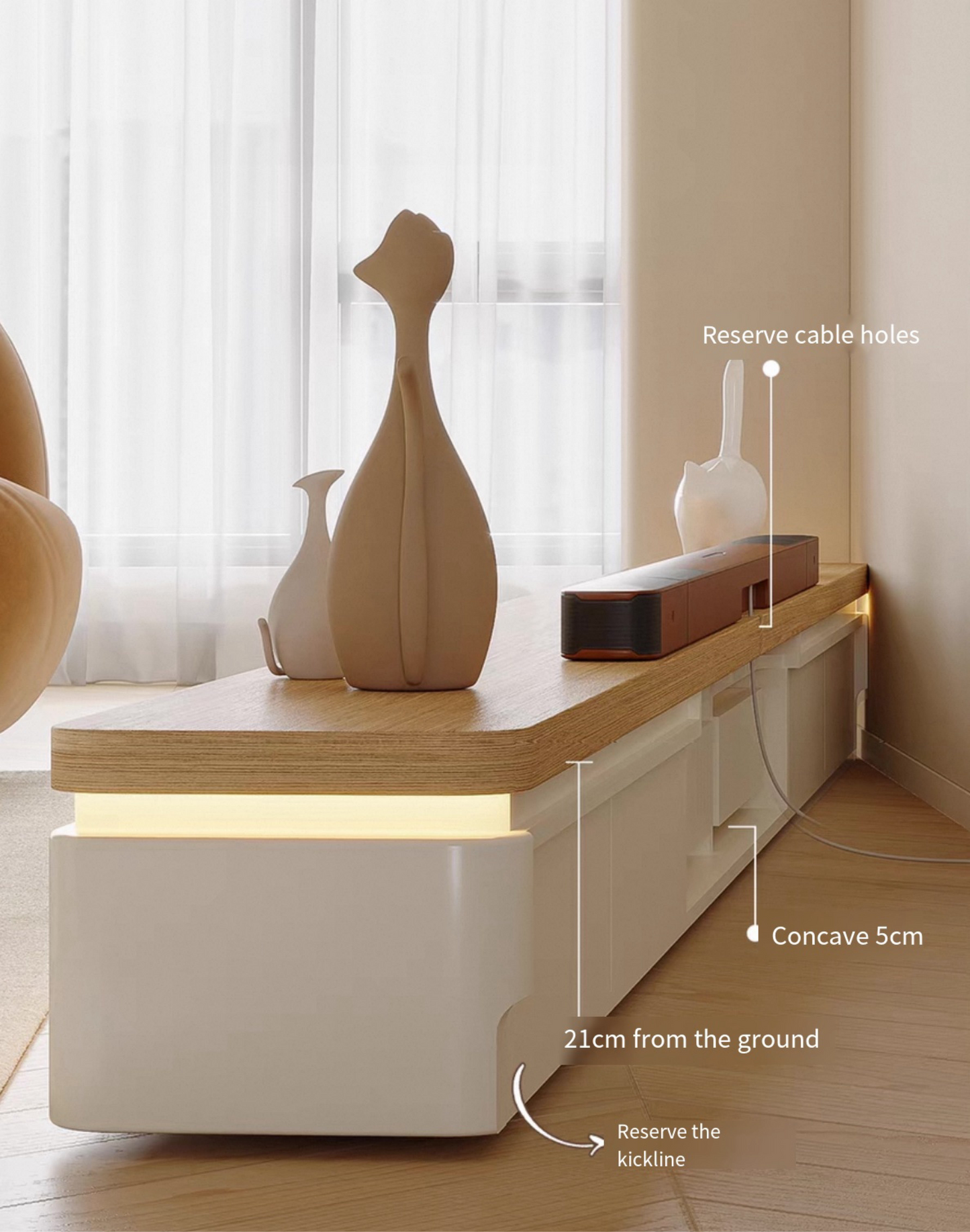 Lumié Hideaway TV Console