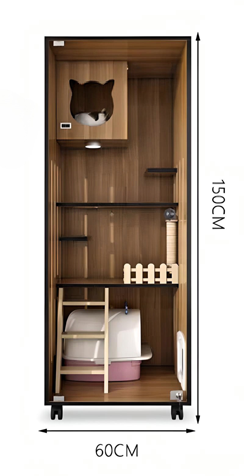 PurrNook Multi-Function Cat Cabinet