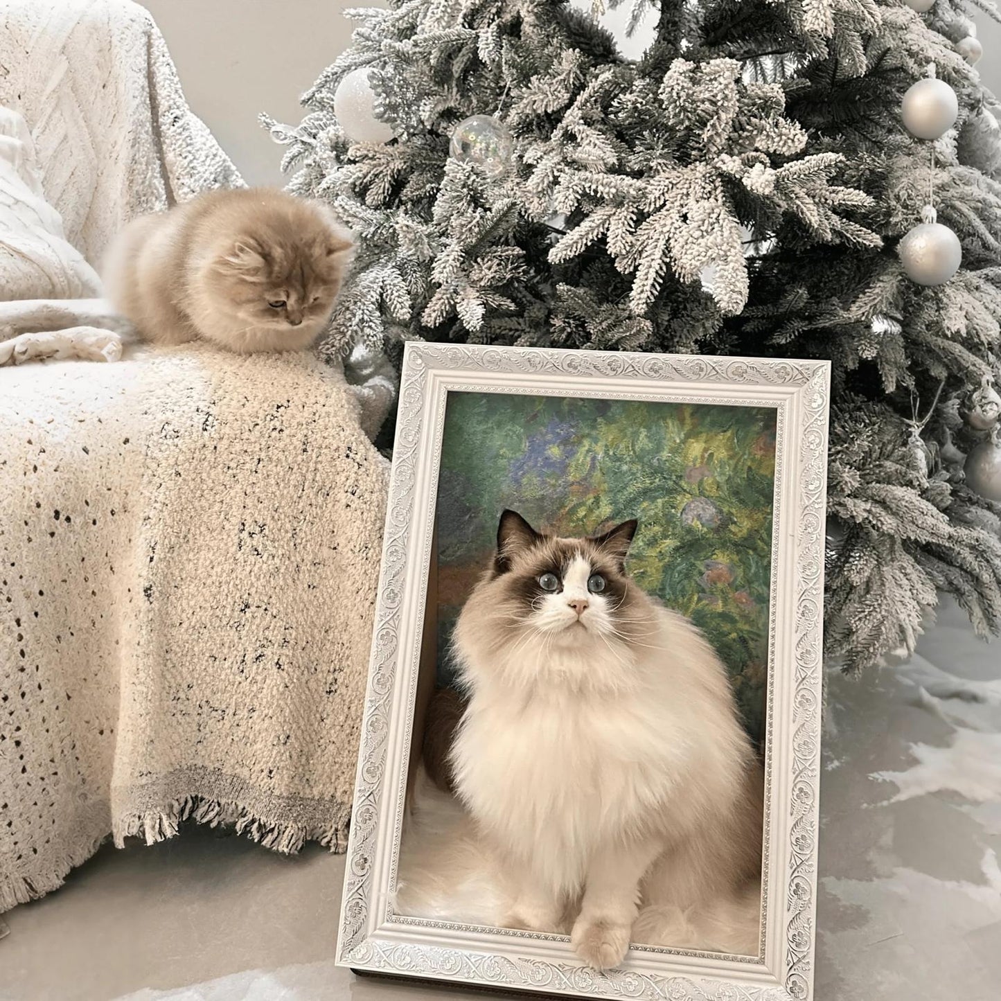 Pawtrait Gallery – Framed Cat Hideaway Art Series